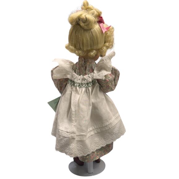 Vintage Dianna Effner Porcelain Doll Mary Mary Quite Contrary Mother Goose 1990 - Picture 4 of 10